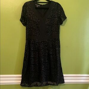 Covington Sequined Lace Dress